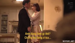 Mối xxx bí mật với sếp của ông chồng vietsub